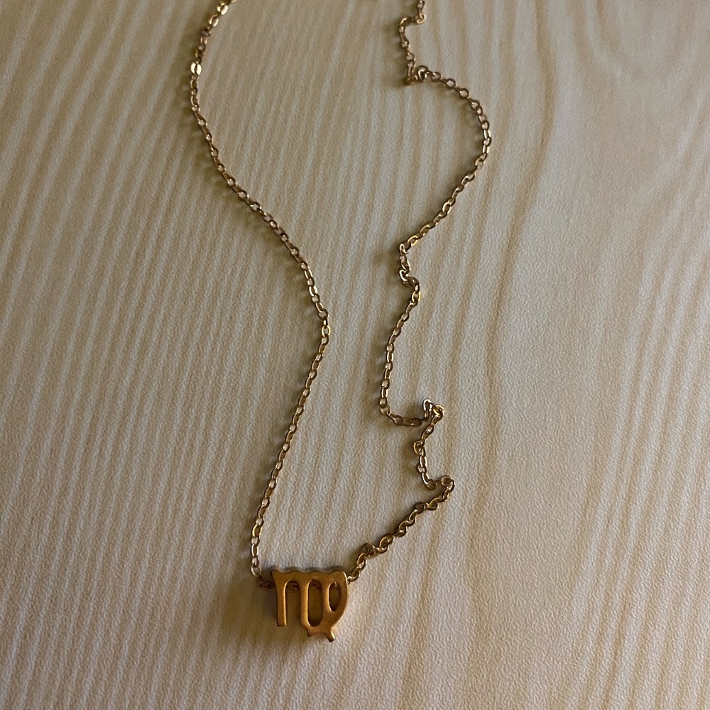 Gold Virgo Necklace